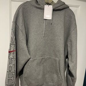 Supreme x Nike Hooded Sweatshirt 'Heather Grey'